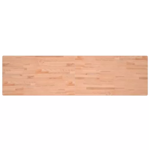  tömör bükkfa és fém munkaasztallap 200x55x81,5 cm