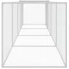  antracitszürke horganyzott acél tyúkketrec tetővel 403x98x90 cm