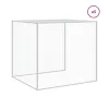  antracitszürke horganyzott acél tyúkketrec tetővel 603x98x90 cm