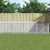  antracitszürke horganyzott acél tyúkketrec tetővel 803x98x90 cm