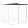  antracitszürke horganyzott acél tyúkketrec tetővel 803x98x90 cm