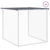  antracitszürke horganyzott acél tyúkketrec tetővel 603x98x90 cm
