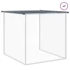  antracitszürke horganyzott acél tyúkketrec tetővel 803x98x90 cm