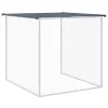  antracitszürke horganyzott acél tyúkketrec tetővel 803x98x90 cm