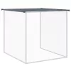  antracitszürke horganyzott acél tyúkketrec tetővel 1003x98x90cm