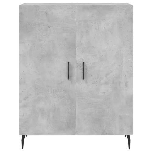  betonszürke szerelt fa magasszekrény 69,5 x 34 x 180 cm
