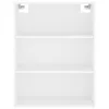  fehér szerelt fa magasszekrény 69,5 x 34 x 180 cm