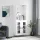  fehér szerelt fa magasszekrény 69,5 x 34 x 180 cm
