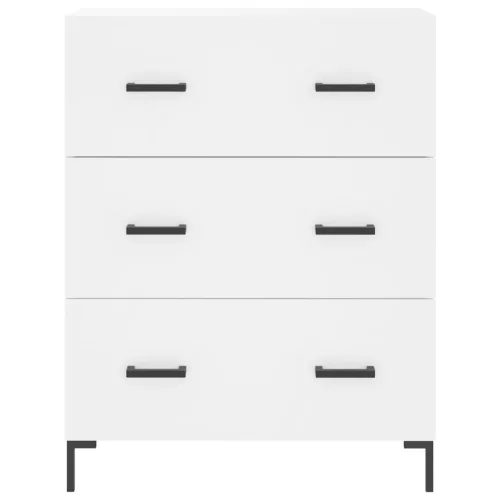  fehér szerelt fa magasszekrény 69,5 x 34 x 180 cm