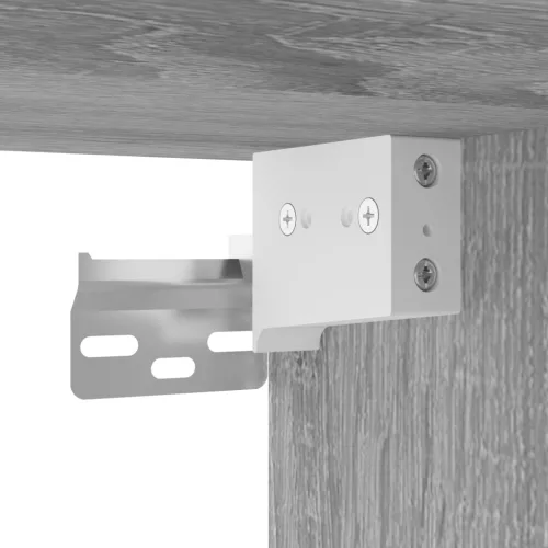  szürke sonoma szerelt fa magasszekrény 69,5 x 34 x 180 cm