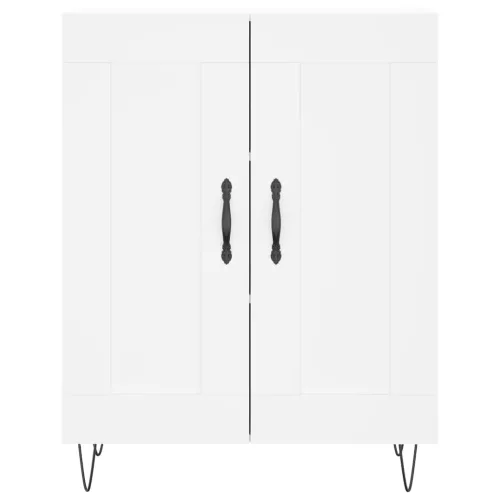  fehér szerelt fa magasszekrény 69,5 x 34 x 180 cm