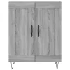  szürke sonoma szerelt fa magasszekrény 69,5 x 34 x 180 cm