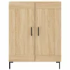  sonoma tölgy szerelt fa magasszekrény 69,5 x 34 x 180 cm