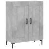  betonszürke szerelt fa magasszekrény 69,5 x 34 x 180 cm