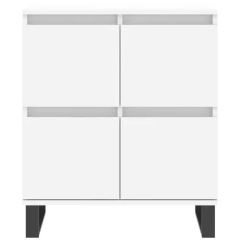  3 db fehér szerelt fa tálalószekrény