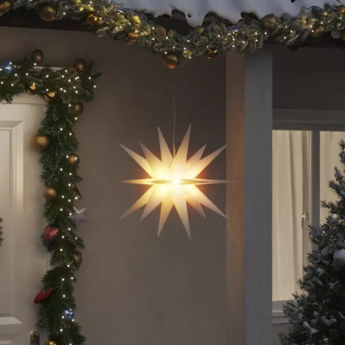  3 db összecsukható fehér karácsonyi lámpa LED-del 57 cm