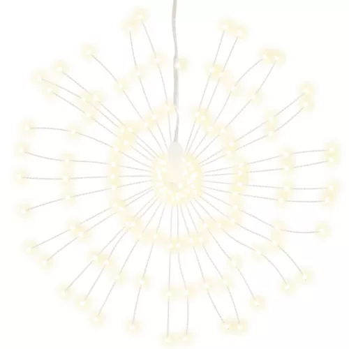  2 db karácsonyi meleg fehér csillagfény 140 db LED 17 cm