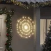  8 db karácsonyi meleg fehér csillagfény 140 db LED 17 cm