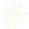  8 db karácsonyi meleg fehér csillagfény 140 db LED 17 cm