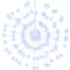  2 db karácsonyi hideg fehér csillagfény 140 db LED 17 cm