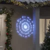  8 db karácsonyi hideg fehér csillagfény 140 db LED 17 cm