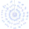  8 db karácsonyi hideg fehér csillagfény 140 db LED 17 cm