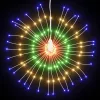  2 db karácsonyi többszínű csillagfény 140 db LED 17 cm