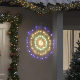  8 db karácsonyi többszínű csillagfény 140 db LED 17 cm
