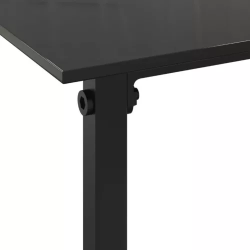  4 részes fekete polyrattan kültéri ülőgarnitúra párnákkal