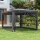  antracit HDPE rendezvénysátor 4 hálós oldalfallal 3x4 m