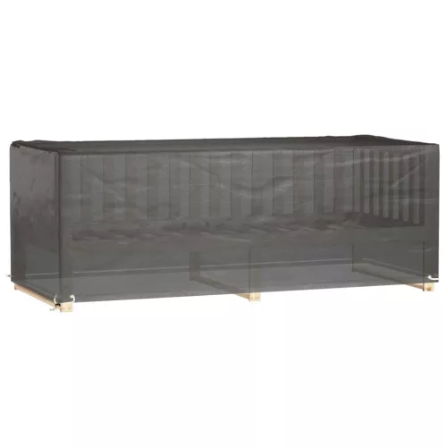  téglalap alakú kerti bútor huzat 8 fűzőlyukkal 192x82x65 cm