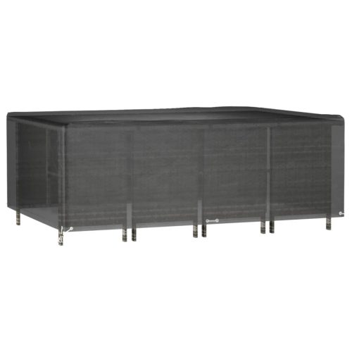  téglalap alakú kerti bútorhuzat 12 fűzőlyukkal 240x180x80 cm