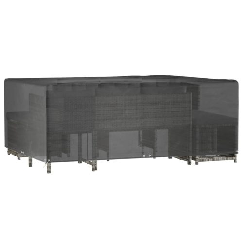  téglalap alakú kerti bútorhuzat 16 fűzőlyukkal 300x250x90 cm