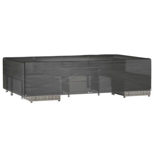  téglalap alakú kerti bútorhuzat 12 fűzőlyukkal 315x180x75 cm