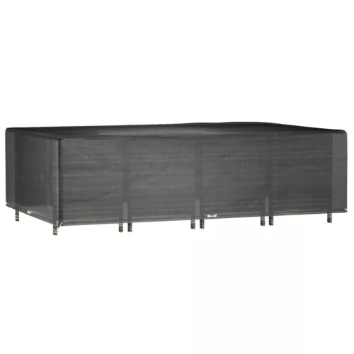  téglalap alakú kerti bútorhuzat 16 fűzőlyukkal 325x205x90 cm