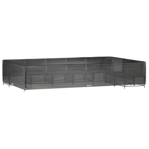  téglalap alakú kerti bútorhuzat 16 fűzőlyukkal 325x205x60 cm