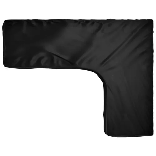  L-alakú kerti bútorhuzat 18 fűzőlyukkal 285 x 220 x 80 cm