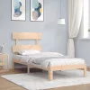  tömör fenyőfa ágy matrac nélkül 90 x 200 cm