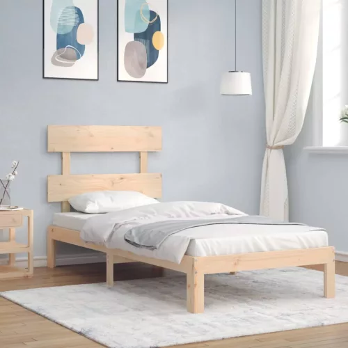  tömör fenyőfa ágy matrac nélkül 90 x 200 cm