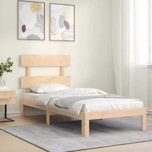  tömör fenyőfa ágy matrac nélkül 90 x 200 cm