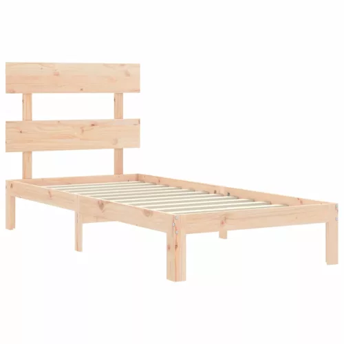  tömör fenyőfa ágy matrac nélkül 90 x 200 cm