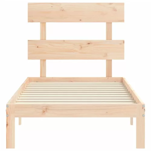  tömör fenyőfa ágy matrac nélkül 90 x 200 cm