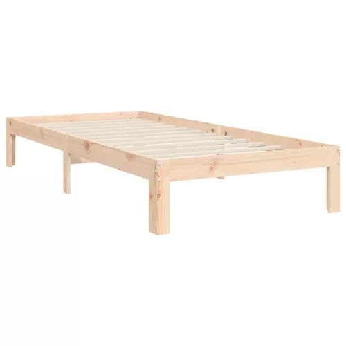  tömör fenyőfa ágy matrac nélkül 90 x 200 cm
