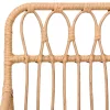  2 db fekete PE rattan karfás kerti szék 56 x 64 x 80 cm