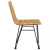  2 db polietilén rattan kerti szék 48 x 62 x 84 cm