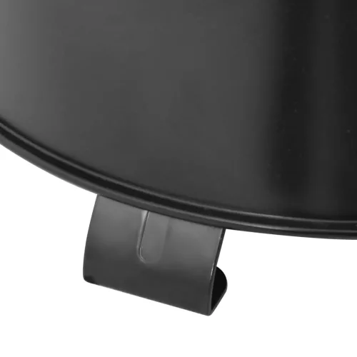  fekete fém fatüzelésű kempingtűzhely 36 x 26 x 22,5 cm