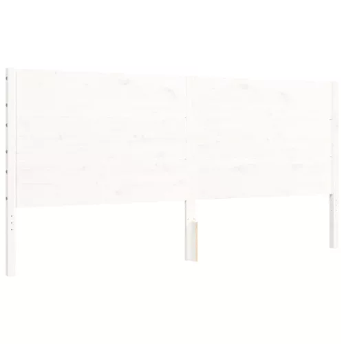  tömör fa ágykeret fejtámlával 200 x 200 cm
