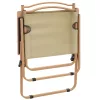  2 db bézs oxford szövet camping szék 54 x 55 x 78 cm