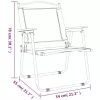  2 db bézs oxford szövet camping szék 54 x 55 x 78 cm