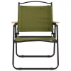  2 db zöld oxford szövet camping szék 54x55x78 cm